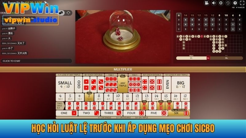 Mách Bạn 3+ Mẹo Chơi Sicbo Hiệu Quả Từ Các Cao Thủ 2 Học hỏi luật chơi tài xỉu trước khi tìm hiểu mẹo đặt cược